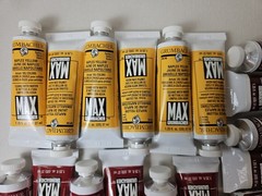 Grumbacher VTG MAX Oil Paints Lot of 18 -1.25 Oz NOS Naples Yellow Maroon Umber