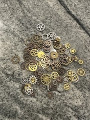 STEAMPUNK GEARS 90 Pieces New Sale Is For Gears Pictured