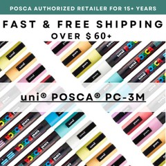 POSCA Marker PC-3M Collection * US AUTHORIZED RETAILER