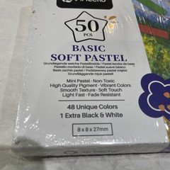 Artecho 50pcs Soft Pastels, 48 Colors 50 Count (Pack of 1), Multicolor New