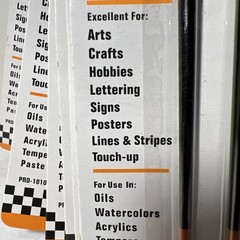 Lot Of 8 Packs Of 3-Piece Dark Ox Hair Round Artist Brushes #2, #4, #6 PRO 10107