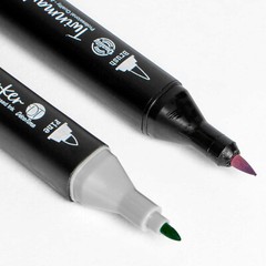 12pk Twinmarkers Graphic Drawing Painting Alcohol Dual Tip Pens Set Browns