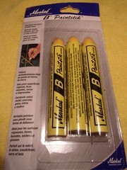 Yellow Rounded Tip Lead Free B® Paintstik® Paint Marker, 3-Pack