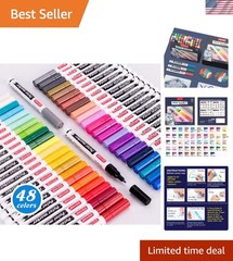 Oil-Based Paint Markers, Expert of Rock Painting, Extra Fine Point, 48 Colors…