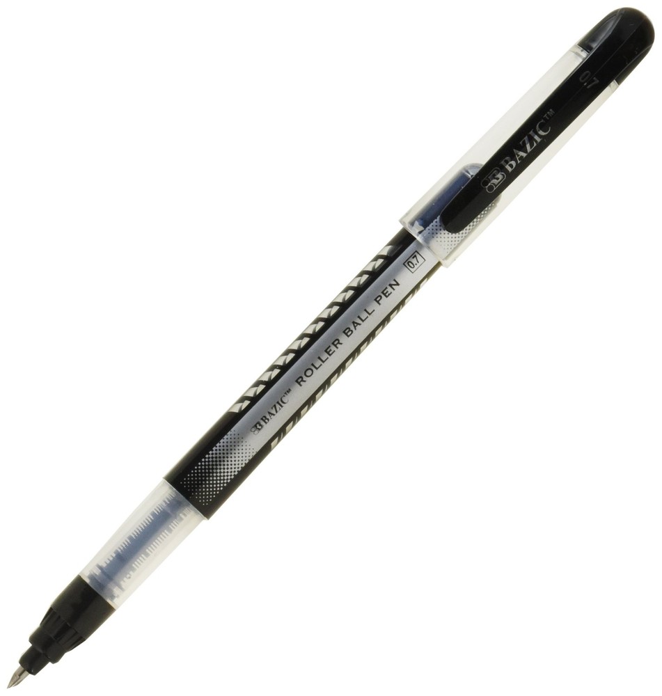 BAZIC PRODUCTS Taylor Black Color Rollerball Pen 3 0 7 mm 23 Functional Animals