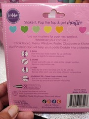 Lot of 3 Loddie Doddie Box of 8 Pastel Chalk Markers Valentine’s Day Be Mine New
