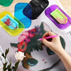 Blulu 6 Pieces Diamond Art Painting Accessories 5.6 x 3.3 inches, Colorful
