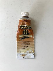 Winsor & Newton Artisan Oil Color Paint Raw Sienna Series 1, 37ml USED Tube BIN
