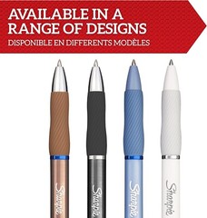 Elegant Frost Blue & White Pearl 0.7mm Gel Pens – 4 Count with Comfortable Grip