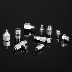15 Pieces Airbrush Adapter Kit Rustproof Including 1/8 inch Male Connectors
