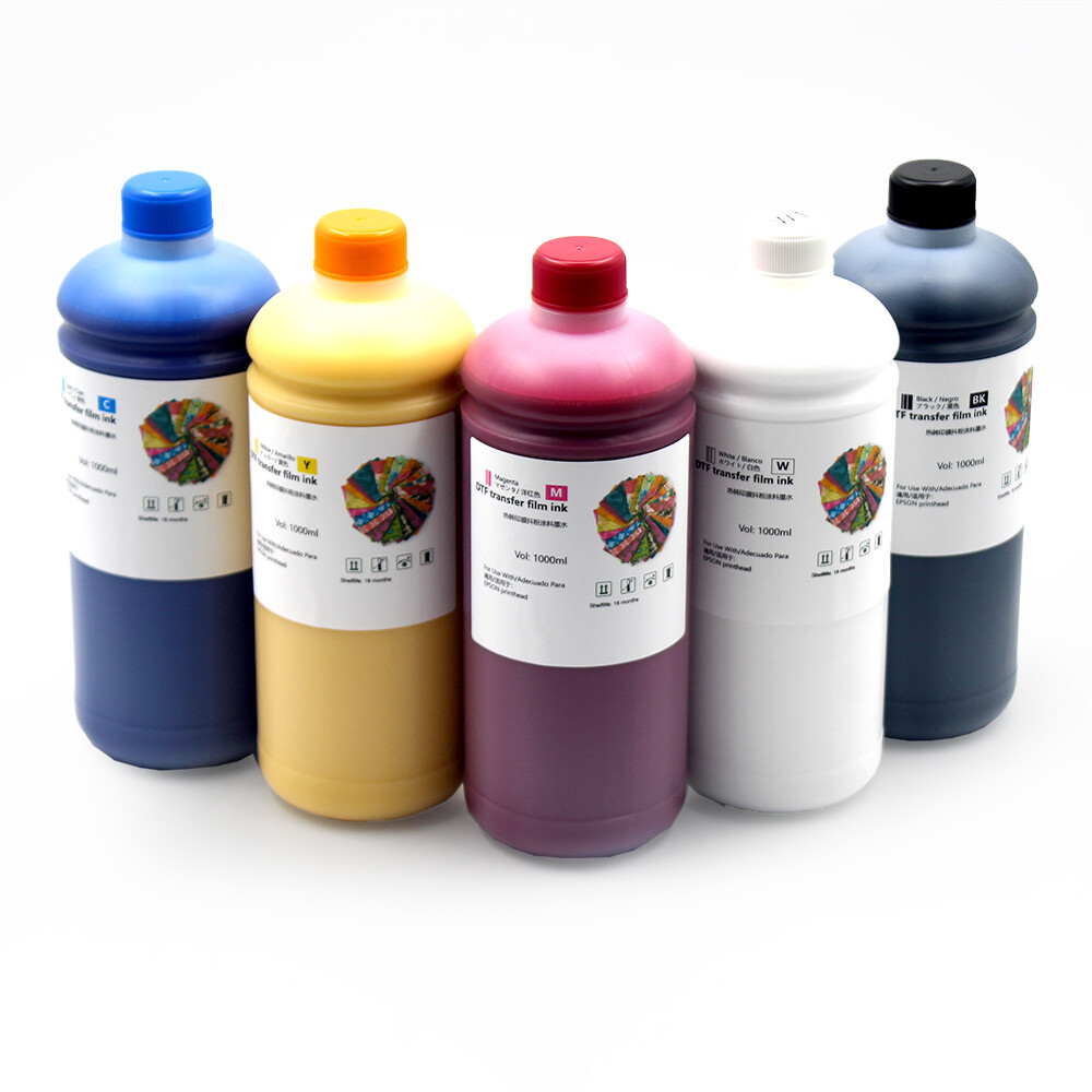 5 colors/set heat transfer dtf ink For All DTF Printers