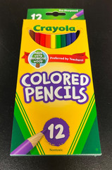 Crayola Colored Pencils Multicolor 12CT – Nontoxic New & Ships FREE