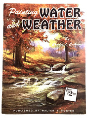 Vintage Walter Foster Art Book #155 PAINTING WATER AND WEATHER Charles Cochrane