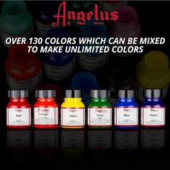 Professional Flexible White Acrylic Leather Paint, 4 Fl Oz for All Projects
