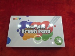 Acrylic Paint Markers Brush Tip, 36 Colors with 300% More Ink Acrylic Markers…