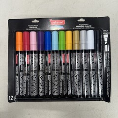 Premium Chisel Tip Oil-Based Paint Pens by Craft Smart® 12ct Asstd Colors 621366