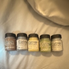 Ranger Distress Crackle Paint Set of 5 Jars, Multicolor Assorted Colors