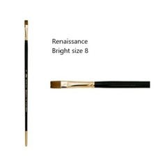 Silver Brush Ltd Renaissance series BRIGHT brushes for Oil & Watercolor, Sable