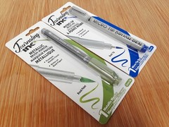 INC Journaling Metallic Brush Tip & Color Flow Felt Tip Pens (5 Packs) (11 Pens)
