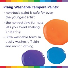 16 Oz. Non-Toxic Washable Tempera Paint, Brown for Indoor and Outdoor Use