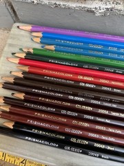 Prismacolor Col-Erase Colored Pencil Lot – 17 Includes Carmine Red Tuscan Red