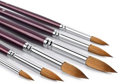 Kolinsky Watercolor Brush Set Pure Kolinsky Sable Hair Pointed round Art Paintbr