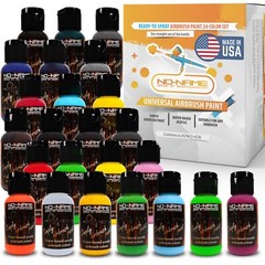 NO-NAME Airbrush Paint Set – Opaque & Water-Based Acrylic