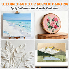 Thick Modeling Paste 30Oz / 600Ml – Professional High Density Art Texture Paste