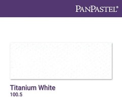Panpastel Artist Pastels by GOLDEN, Titanium White, 2.44” / 62Mm Pan Diameter, P