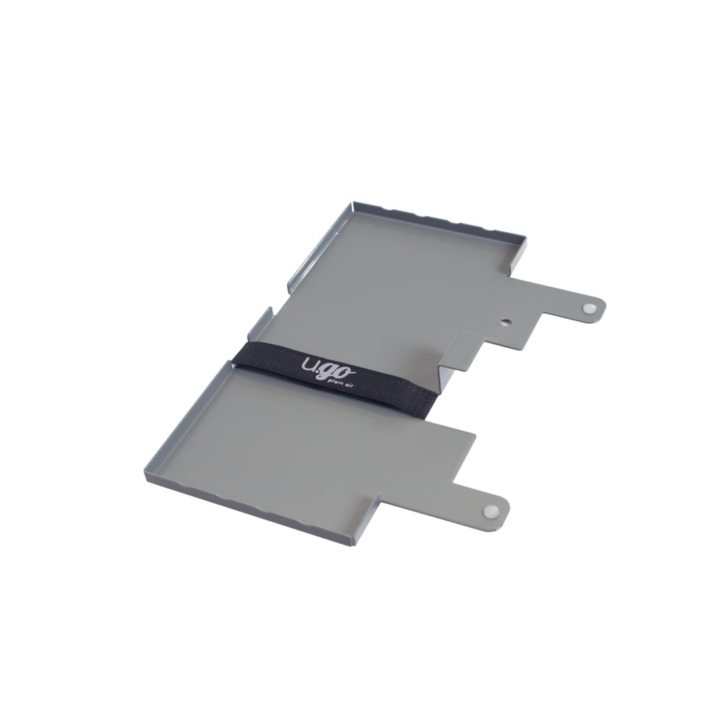 u.go Plein Air | Anywhere Metal Side Tray, 4×8 Inches, Compatible with u.go P…