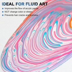 Translucent 8.45oz Acrylic Flow Medium – Enhance Your Painting Experience Safely