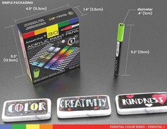 Non-Toxic Acrylic Paint Pens Quick Dry Multi-Surface