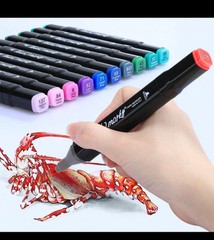 168 Colors Set Dual Brush Alcohol Markers Dual Tip Pens for Artist Kids Adults