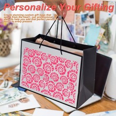 16PCS Geometric Stencils for Painting, Reusable Abstract 6″, 16PCS/6″-01