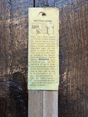 NEW Vintage Marie Products 19 Inch Stretcher Bars 2-Pair Make Any Size USA