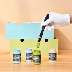 15 Pcs Chalk Furniture Paint Set, 9 Colors Ultra Matte Finish Acrylic Craft Pain