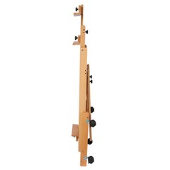 Studio Artist Easel Adjustable H-Frame Red Beech Wood Painting Art Easel Stand