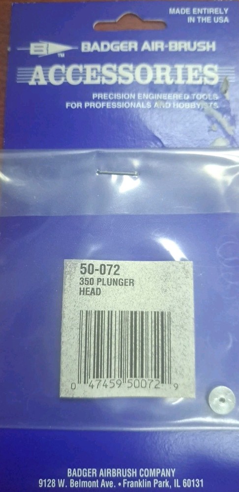 Badger – No. 50-072 – Plunger Head – NOS – Airbrush Part ECH3