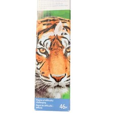 New Paint By Number Kit 16×20 Vertical Wooden Hanger Tiger