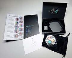 Lisilinka Metallic Watercolor set – “Outer Space” set of 3 Full size Hexagon