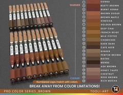 22 Brown Tones Paint Pens with Quick-Drying, Non-Toxic Formula – Ideal for Art