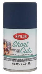 Krylon Short Cuts Hobby and Craft Satin Spray Paint, Deep Blue, 3 Oz.