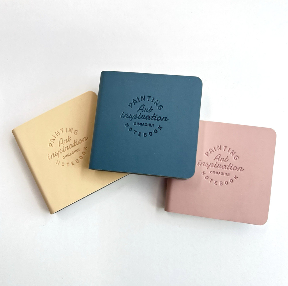 3 Mini Sketchbooks Calm Colors Notebooks Junk Journal Collage