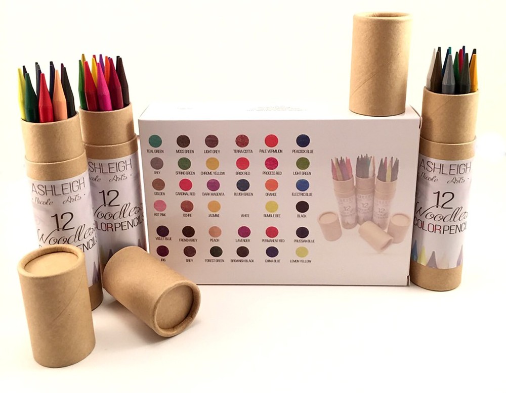 AshleighNicoleArts Woodless colored pencils 36 Colors, New.