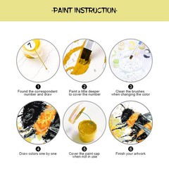 Paint by Numbers Kit for Adults Beginner, Wild Flowers Adult Paint by Number …