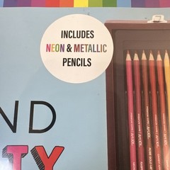 Art 101 Wood Art Set with 24 Premium Core Colored Pencils 142 Piece