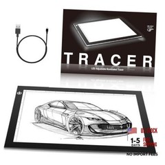 ME456 A4 LED Light Box 9×12 Inch Light Pad Only 5mm Ultra-Thin USB A4 (Black)