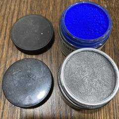 Daniel Smith Artist’s Dry Pigment FRENCH ULTRAMARINE & ALUMINUM SILVER Powder