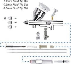 Professional Airbrush Kit with Precision Control – Ideal for Painting & Tattoos