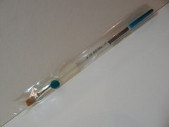 Brush, ROYAL, Soft-Grip # SG1150-10 flat Turquoise handle